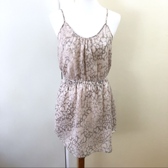 Rebecca Taylor Leopard Sequin Dress - Picture 3 of 8